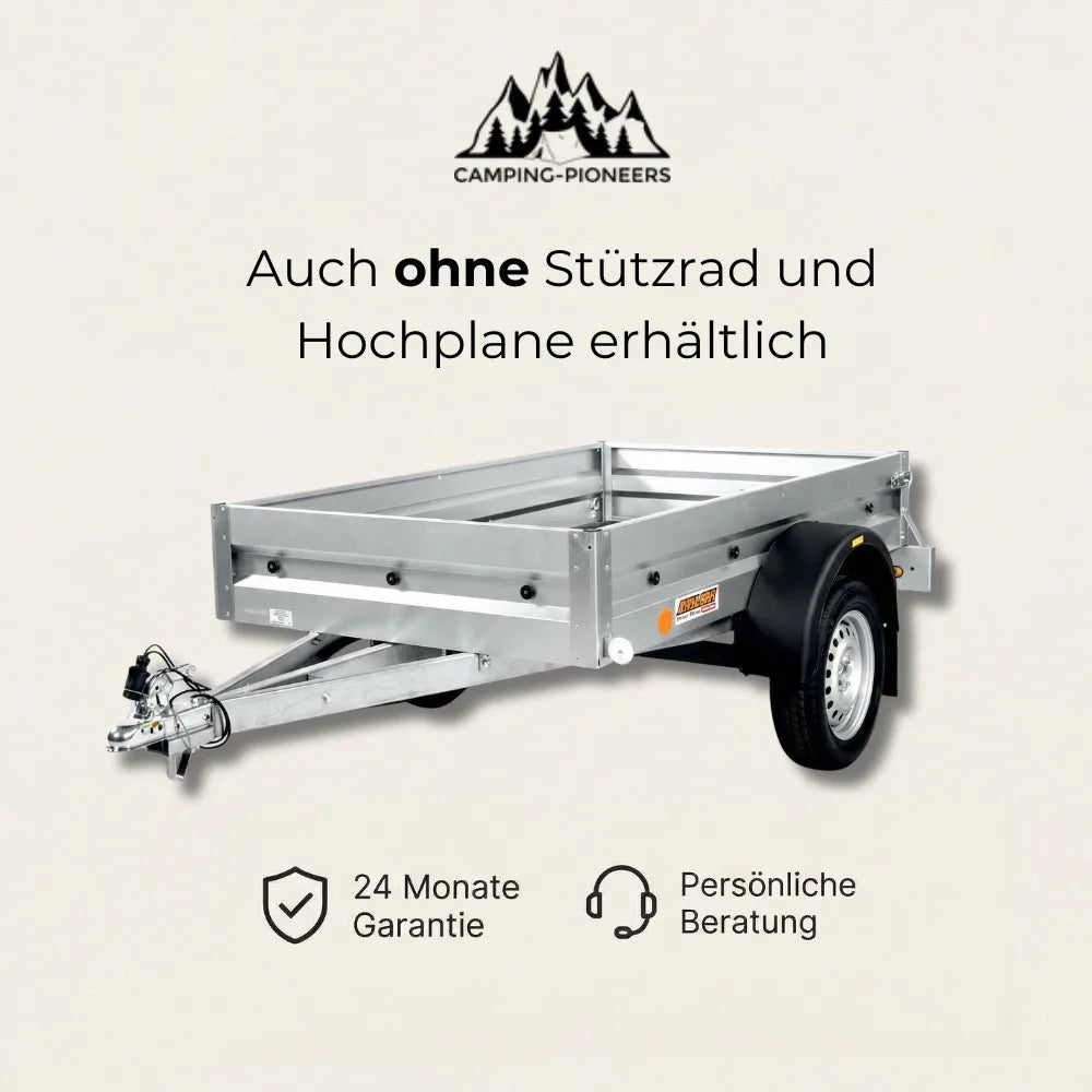 Neptun N7-202 PKW-Anhänger mit Plane im Profil